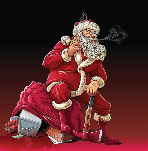 evil santa images|evil santa drawings.